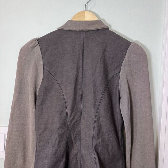 Prairie Underground Lagenlook Prince Blazer Jacket Size Small Organic Cotton - Picture 4 of 14